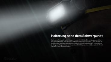 NITECORE HC65 UHE 2000 LUMEN 3 LICHTQUELLEN SCHWARZ